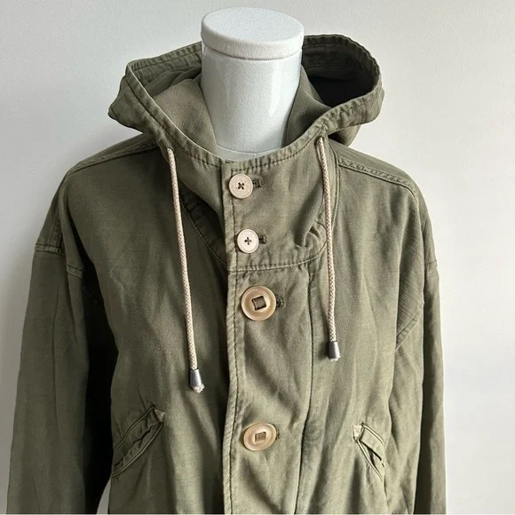 Free People‎ Joshua Tree Oversized Durable Utility Jacket Granola Girl Fall XS - Picture 6 of 14